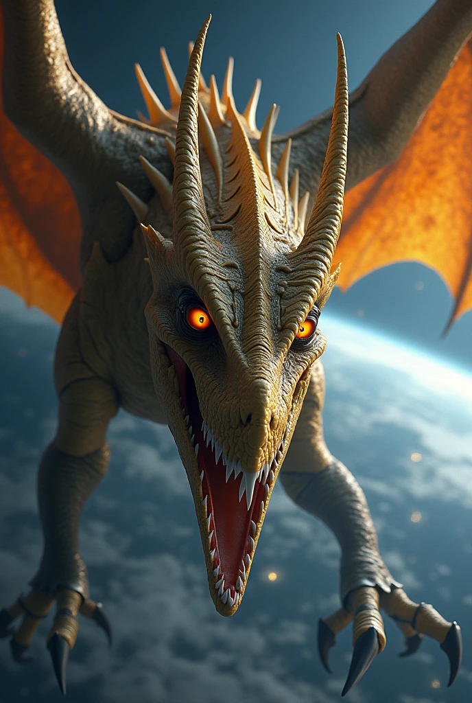 photorealistic, extremely detailed CG unity 8k wallpaper,masterpiece, best quality, ultra-detailed, beautiful detailed eyes,best illumination, best shadow,dragon_real,
(1gril),solo,person face, (crimson dragon:1.4), long hair,ponytail,Bare shoulders,(crimson cheongsam:1.2),(green jewel:1.2),earrings,bare legs,(crimson tattoos and dragon),collarbone,lips,moon,gigantic hanging breasts,black silk stockings,lace,2.5D,8k,
Beautiful facial features,starry sky,Complex decoration,Black Armor,looking at viewer,Strong lighting,light and shadow texture,texture details, <lora:20230525122544:1>