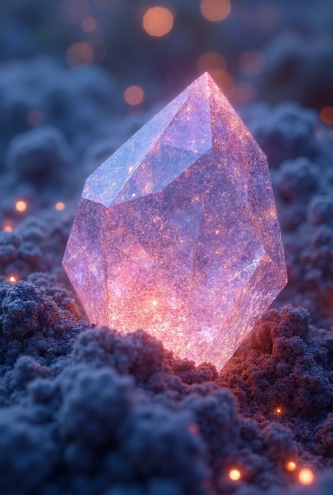 (vector_pastel_art:1.6), masterpiece, best quality, amazing quality, very aesthetic, high resolution, ultra-detailed, absurdres, newest, 
(geometrical fractures:1.3), mystical crystal, close up, 
breathtaking visuals, intricate glowing details, cool dreamy aesthetics, raytracing, 8k, ultra high definition, (subtle depth of field:0.25), (subtle bloom:0.5), soft lights, rich vivid colors, light particles, vibrant textures, dramatic lighting, captivating visuals, 