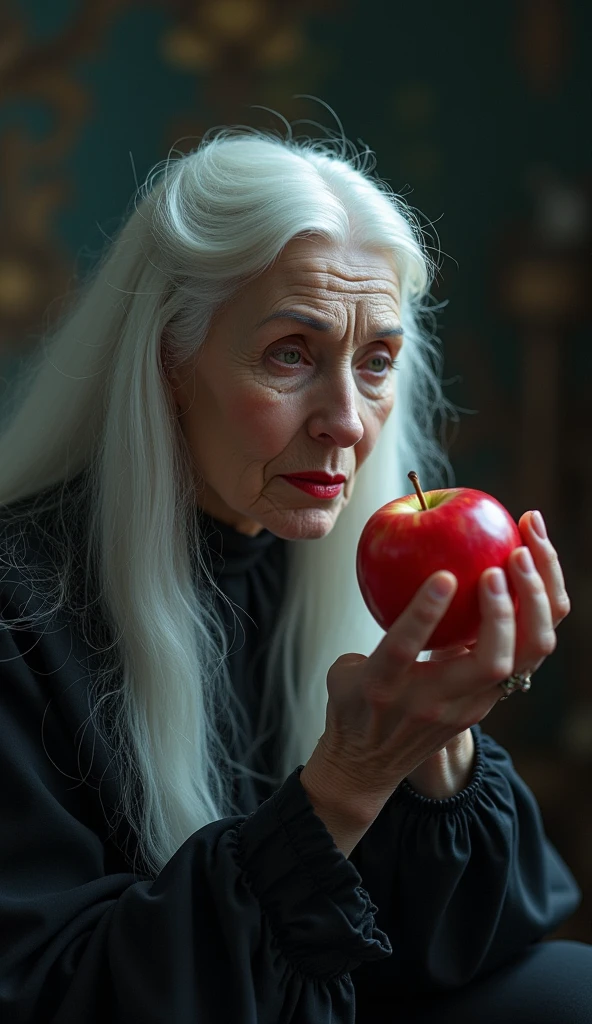 ( 8K, awardwinning, Best Quality), High Definition, Super Detail, high detailing, Anatomically correct, Perfect illustration, (masutepiece: 1.3), (Witch of the Poisoned Apple:1.8), (Bring the green liquid to a boil in a large saucepan:1.1),black robes, Triangle has, long snout, White face,Wrinkled, Plot something、Detailed hand、Detailed finger、(old women:1.8)、Using rats