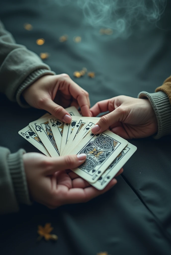 Flying money and card play