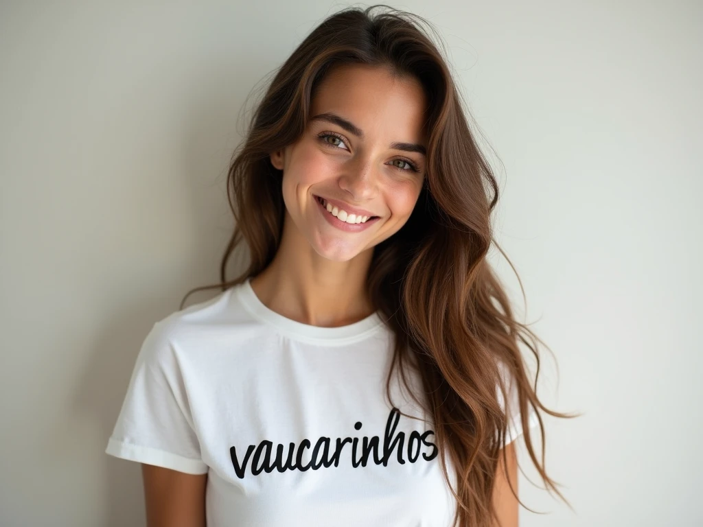 latina beautiful smile in lingerie with a flocked tattoo "hacene"