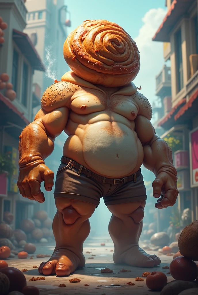 MUSCULAR BREAD DOUGH WITH A HAT BUT THEY STEAL A POTION NOT FAT AND THEY CHASE HIM BUT VERY CUTE BUT ALL MUSCULAR BUT VERY REALISTIC BUT WITHOUT TITS