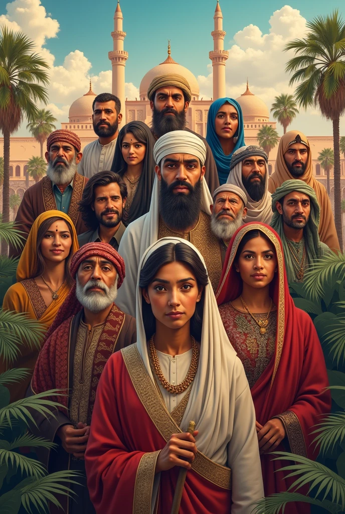 A painting related to Pakistan 
