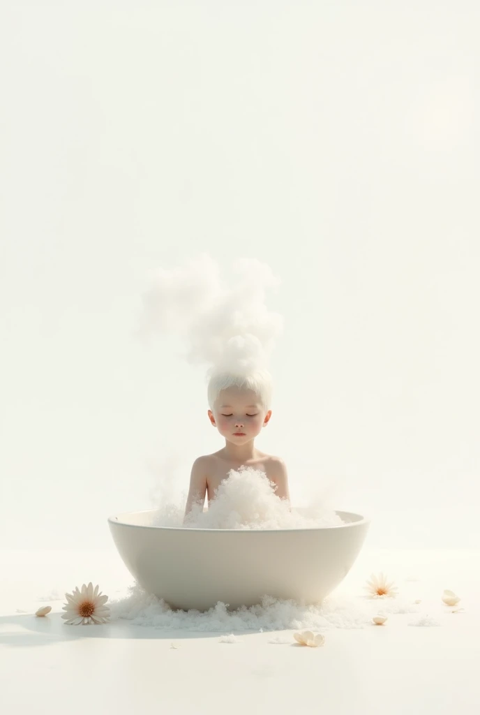Cinderace is now covered in messy shaving foam. Background is bathroom. Cinderace is swimming a taking a shaving foam cloud bath. Cinderace is washing its head while solo.