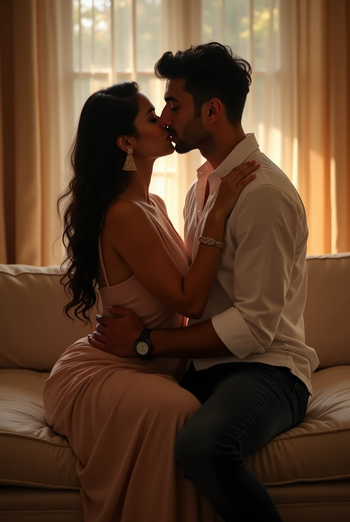 NSFW, a girl kneeling in front of a mans big ,(((1girl and 1man, couple, having sex))), (a man standing in front of a kneeling woman, grabbing her head), big , girl excited looking at , (girl kneeling in front of a man:1.3), (woman tilting her head up), girl staring at , (1girl: very cute 28-year-old asian girl,shot from diagonally forward,