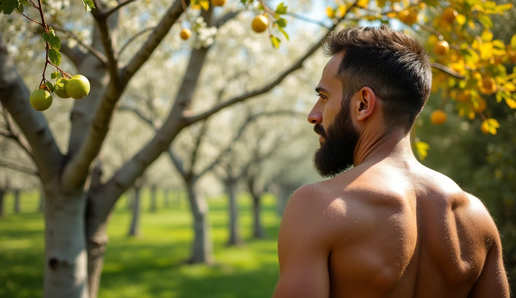 masterpiece,extremely detailed CG unity 8k wallpaper,1boy, beautiful, realistic, blurry, blurry_background, blurry_foreground, branch, brown_hair, plum blossom, depth_of_field, flower, nose, realistic, solo, only wearing nothing, completely , looking at viewer, low angle shot, Realistic, fully nakede, perf, male , male scrotum, perfetum, male structue genitelia, handsome man, frontage, Intricate details,