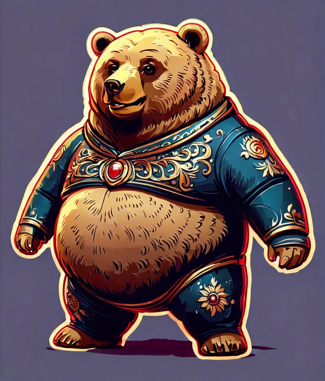 (cute, chubby, male, bear), DonML4zrP0pXL lazrpop, adorable, magical, fantasy, hires textures, highly detailed, intricate details, best quality, masterpiece