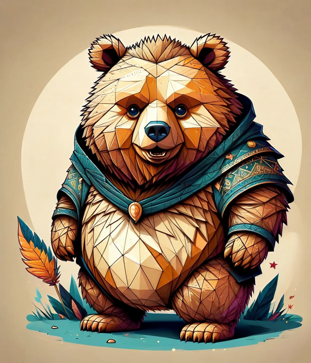 (cute, chubby, male, bear), DonMG30T00nXL, adorable, magical, fantasy, hires textures, highly detailed, intricate details, best quality, masterpiece