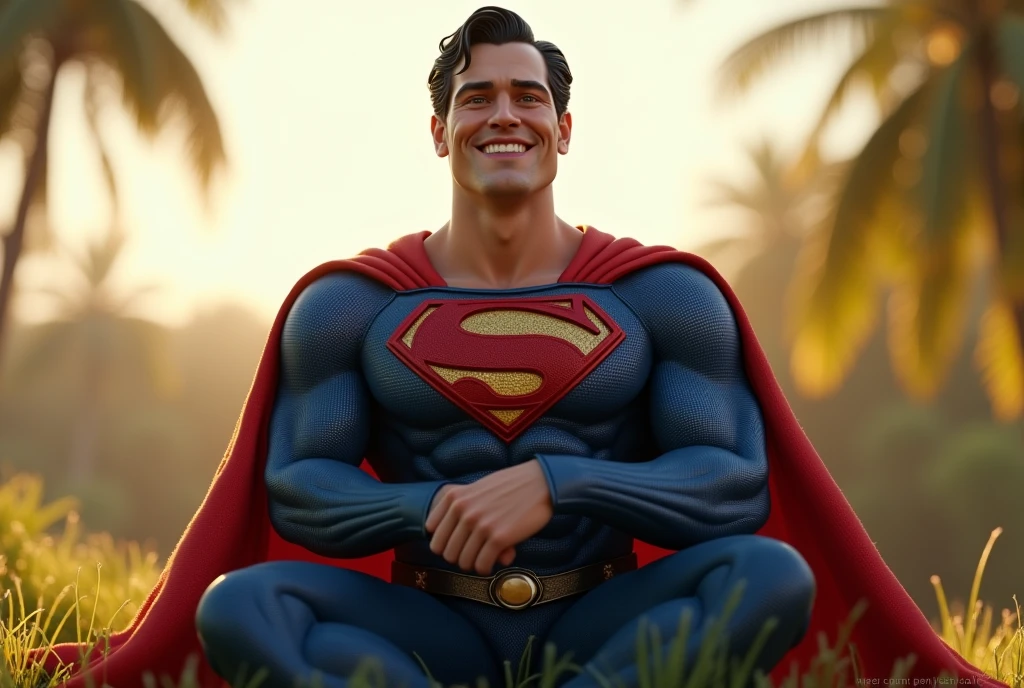 Hyperrealistic art of <lora:Batman The Animated Series Style:1.2>
In Gotham City a cartoon superman sitting on a tree stump Batman The Animated Series Style, Extremely high-resolution details, photographic, realism pushed to extreme, fine texture, incredibly lifelike