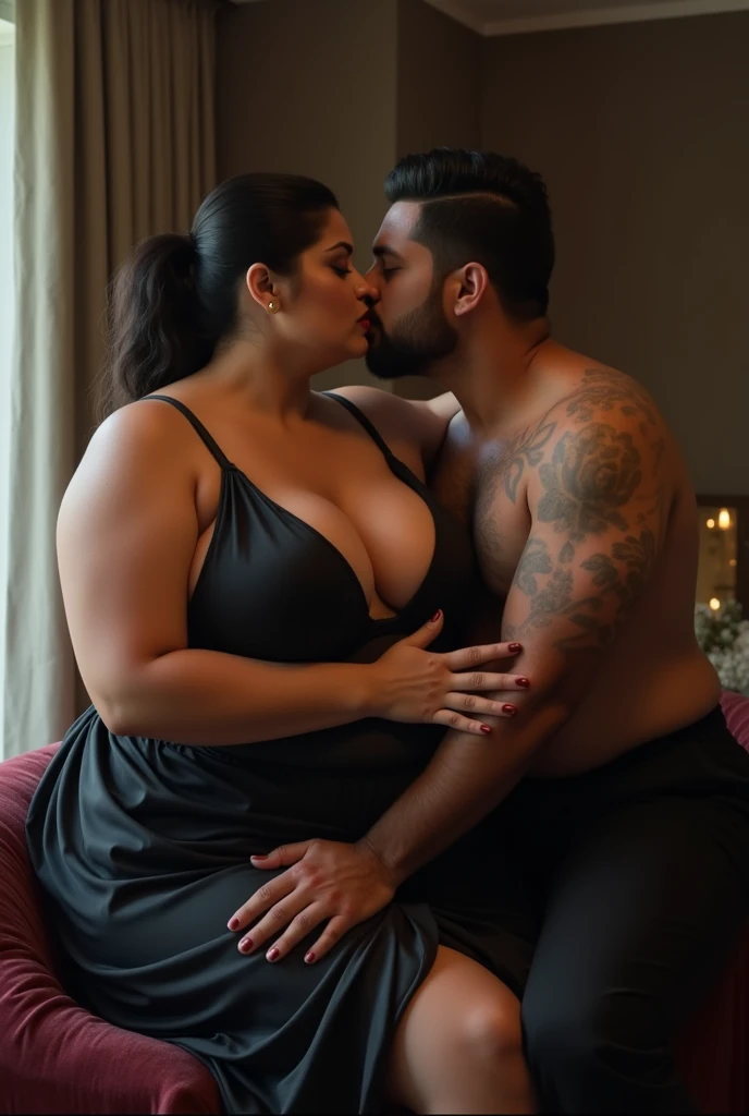 1girl, 1man, sex from behind, hetero, penis, vaginal, penis penetrating vagina, beautiful chubby karsinah, indonesian woman, doggystyle sex, man penis inserting her asshole, anal sex from behind, proneboned sex, man hands holding her ass, jungle, night, side view, cinematic lighting, screaming in pain, nude, naked, voluptuous woman, big curvy, cleavage, huge natural breasts, nude, naked, pale skin, sweaty, real detailed, realistic, hd