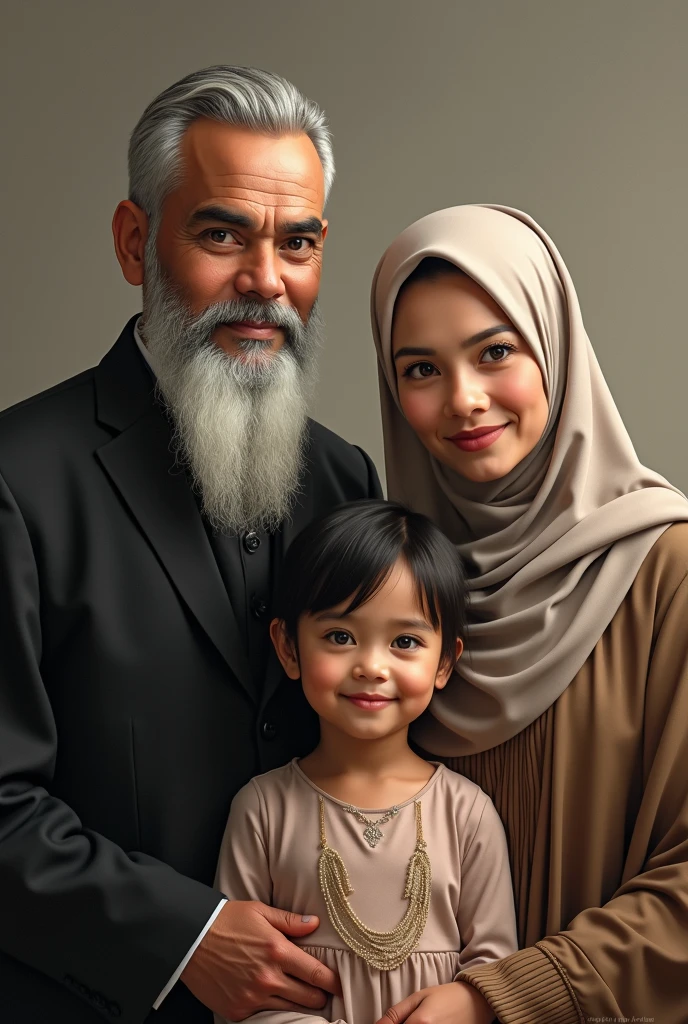 A sixty-year-old sheikh and another man with him in a small Russian village offer money to a thirty-year-old woman, Russa, wearing a veil, and she is happy with her children.