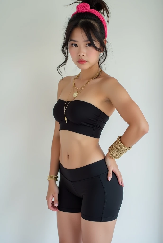 Bodybuilder Naked, (((HIJAB MALAY GIRL))), masutepiece, High quality, UHD 32K, Realistic face, Realistic skin feeling , A Japanese Lady, 8 years old, , Very cute and baby-like face, (((FLAT CHEST))), (MATRIX WORLD), ((look In front at the camera and SADNESS)), (((ORANGE FLUORESCENT))), (((CUTE GIRL))), ((YELLOW LIPS)), ((wering strapless pastel)) little Bodybuilder, ((flat chest:1.5)), (((sunglasses)))
