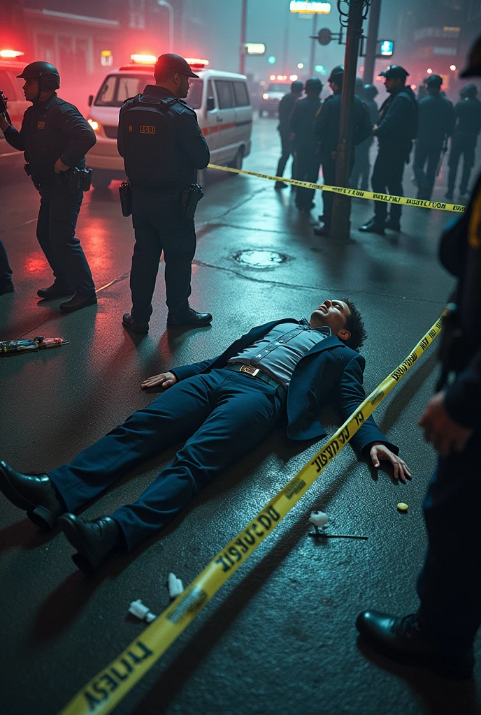 Create an image of a crime scene
