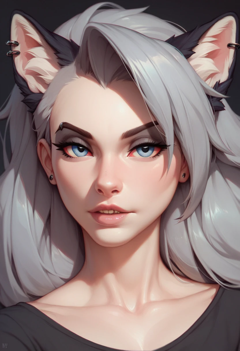 Super detail beautiful wolf-girl 25years old. UHD, 4k, 8k, cinematic
