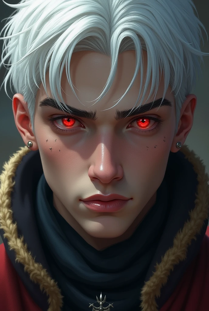 Geralt of Rivia, Raven Branwen, The Witcher, RWBY, full body, highly detailed eyes, symmetrical face, fine details, intricate