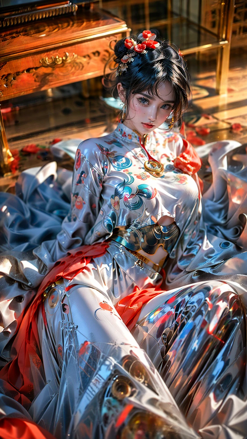  Design an oversized wide-angle ， super depth of field ， Includes super costumes that combine classical and trendy clothing from China and the West ， multi-angle capture ， Focus on the character's face ，（ cybermecha centaur 、Metaphor 、, that unites people and horses 、Sexual tension：1.8）， world-class rendering ， super detailed，Super complex，Super-sharp ， super high quality output， bright color ， beautiful ancient god Siren ，{ super skill fighting moves ， using commercial giant makeup props ，, that unites people and horses （人马合一的Cyber机甲半人马，Centaur，Centaur：1.8），and（ with beautiful ribs ，Mermaid，Half man, half fish：1.6），and（Cat girl，Cat People， half human half cat ），and（ high-energy phoenix girl ，Fire woman， half human half fire ：1.6），besides（Fairy：1.6），as well（Succubus：1.6），, two-dimensional appearance adjustment, empress ，they（Integrated 、 Perfect Blend 、 precise connection 、 seamless nesting ， and more than five others, Furui 、tail、Tentacles、Wings、Feather、scale、nail、hoof、Anti-Joint 、Arthropod、fur、Chitin 、Pattern、Tattoo、 Gorgeous decoration and other external features {x } Mythical Legends Monster Character Corner ：2)，（Beauty：1.5）、Tear mole、（ many fantasy and technology .5）、收窄的肋骨and肩、Vacuum belly、 rough、 ultra-long hips and legs ， epic grand background 、 Medical Beauty Skin 、 Mysterious and fragrant organs }。 concealing mystery, temple level sexual characteristics ，加入中式玄幻and西方奇幻等多种幻想元素的装备and服饰，包含有中西方多种古典and潮服融合的超级服装，诸多幻想and科技融合的特种装备， x} A large package with an oversized curve, a full, super-giant jelly chest 1 。 partner combination 、interactive、Innocence、Neon、 multiple color light 、Fire、 ultimate color control 、Fun、 Surrealism 、Cyber、Prize-winning entries 、、 inspirational idea 、 Clean Picture 、Reality、 settlement screen 、Chinese Comics、AAA Games。（ cybermecha centaur 、Metaphor 、 concentrated computing power metaphor using camera language 、Sexual tension：1.8）。