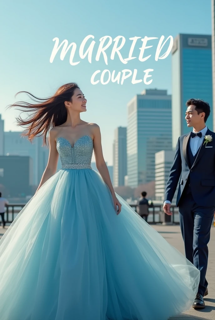 bride and groom hugging each other on a balcony overlooking the ocean, wedding photo, [ realistic photo ]!!, edited, modeled, backdrop, ayami kojima and greg rutkowski, vfx shot, kim hyun joo, in a scenic background, b - roll, unedited, wedding, jin kim, corrected, postprocessed, ad, hands retouched, 2025