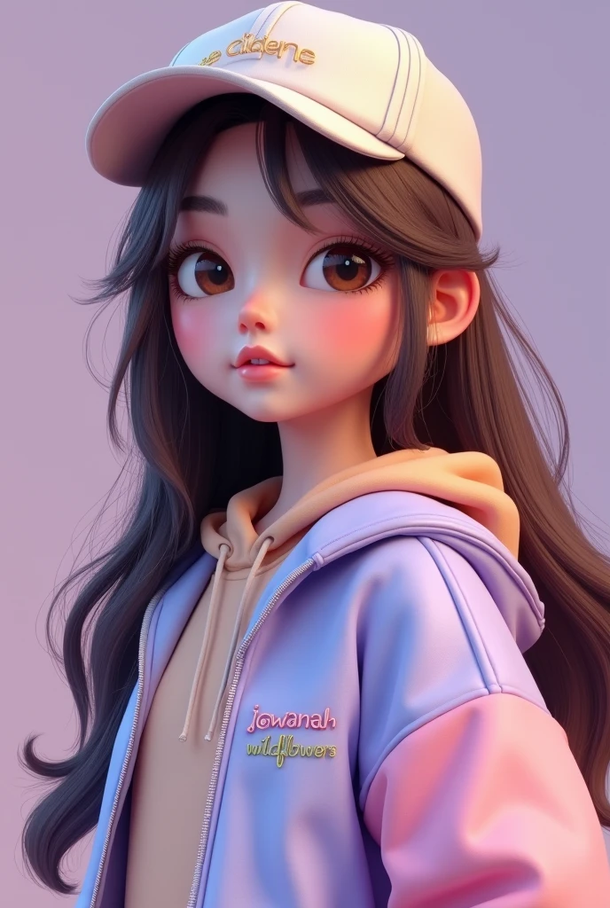 masterpiece, best quality, a cute chibi loli mexican girl smiling, ((brunette)), black hair, ((blue school sweater)), white shirt, white hair accesory