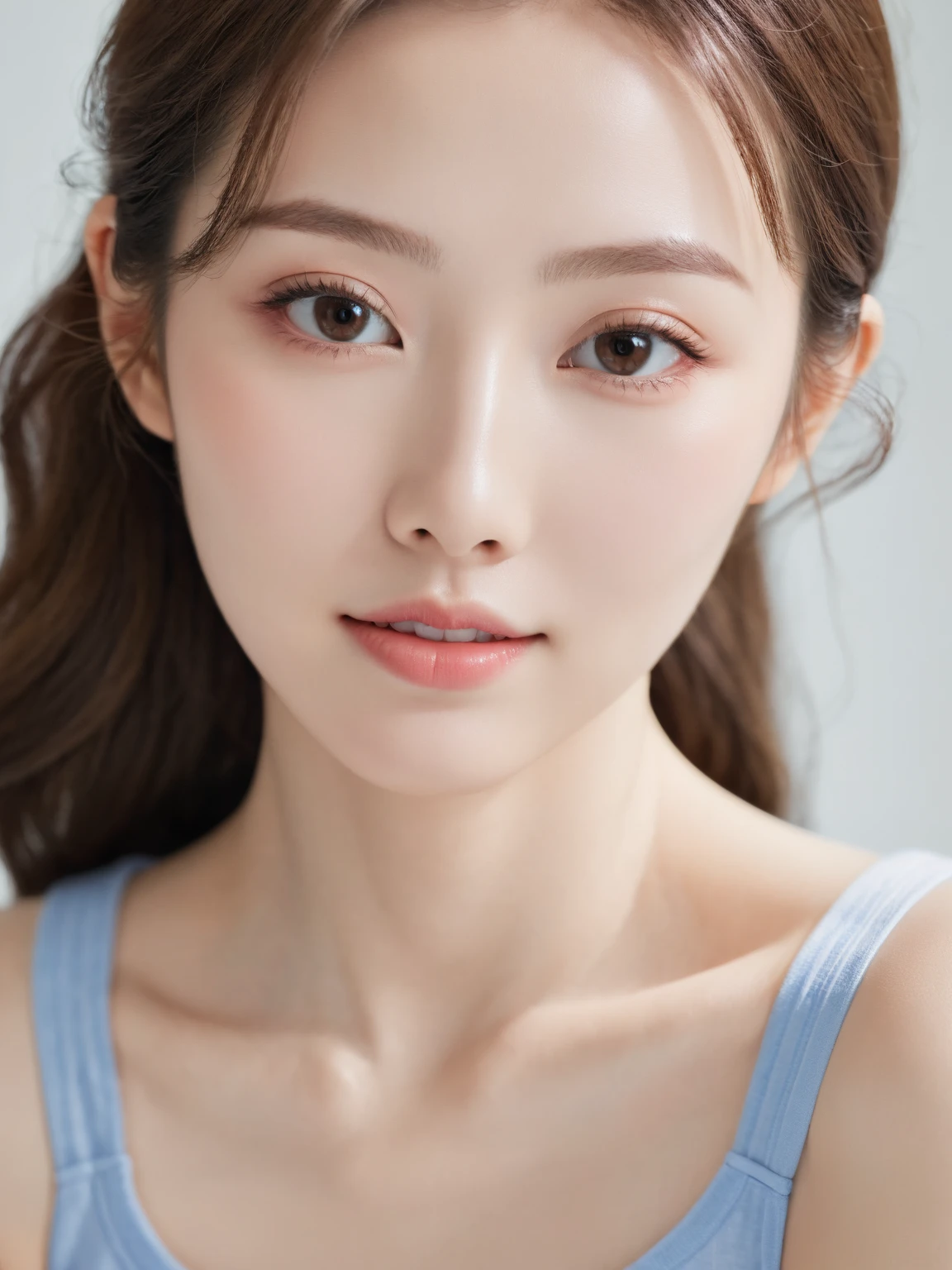 8k, Ultra-high resolution, highest quality, masterpiece, Surreal, photograph, 1 girl, (:1.3), pretty girl, Cute Face, Beautiful eyes in every detail, 細かくdetailedに,masterpiece,, One Girl:1.2, Japan Female Announcer, One beautiful woman,鎧を着た女性が野原でphotographを撮る,Bold Pose,Looking at the audience、beauty,Long neck、Laugh a little、Please close your mouth and laugh、(((Ideal body type))),A cup small breasts :2,、Portraiture:2、Perfect Anatomy、鮮明なdetailed、detailed、Surreal、Light and shadow,Strong light,Fashion magazine cover,Thin lips