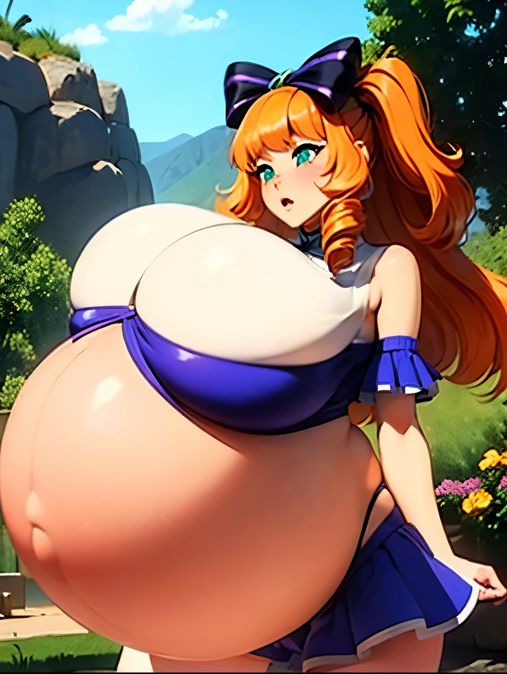 Old orange wig wavy hairbow ,Big Baby Bump pregnant , Big , nipple, cum,s girl, Big pregnant Belly, Big Pregnant girl, Largest Belly of Pregnant, Huge Pregnancy Belly, blue eyes, huge 9 months Pregnancy Belly, Guinevere from Mobile Legends Bang Bang, green eyes ,big breasts,huge breasts 