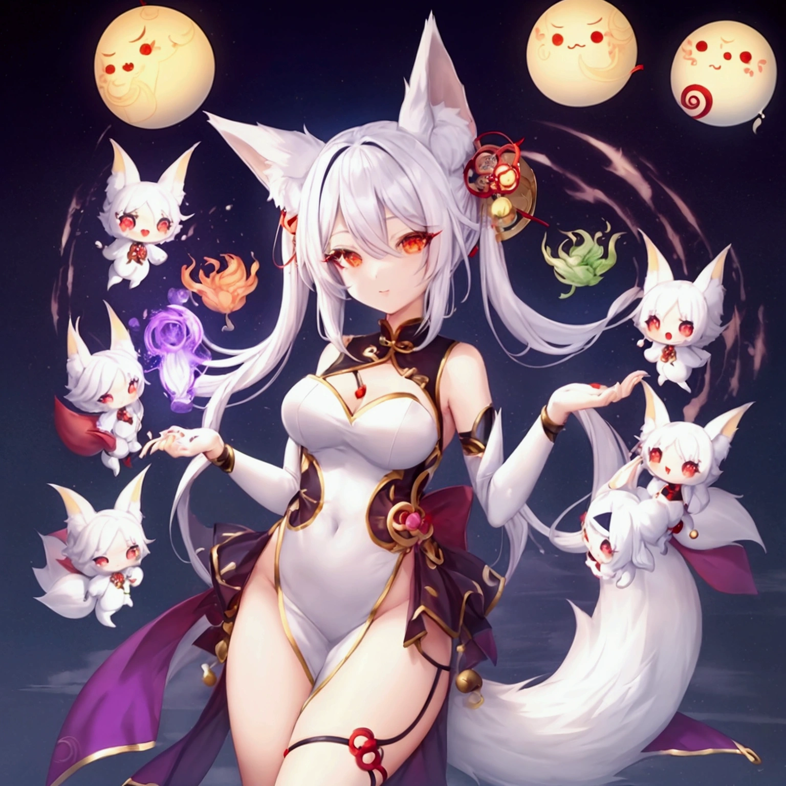 White female discord cat