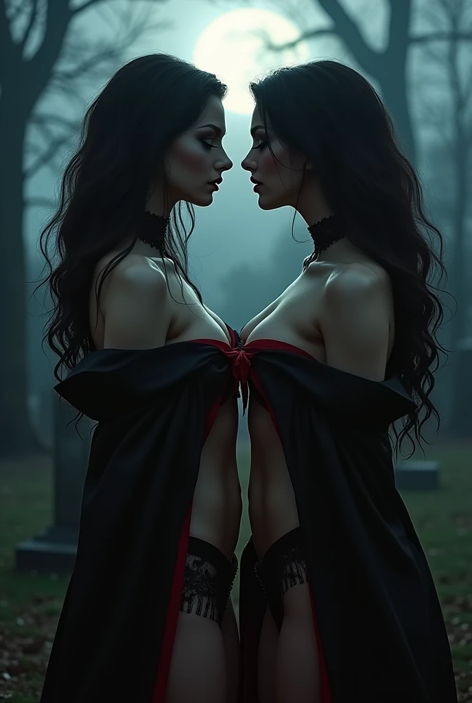 triss et yennefer sexy en pleine nature