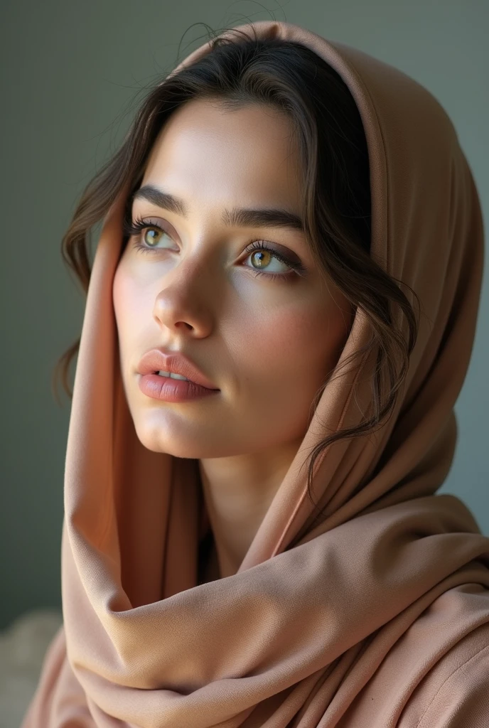 A woman Asamoneus focus on the face