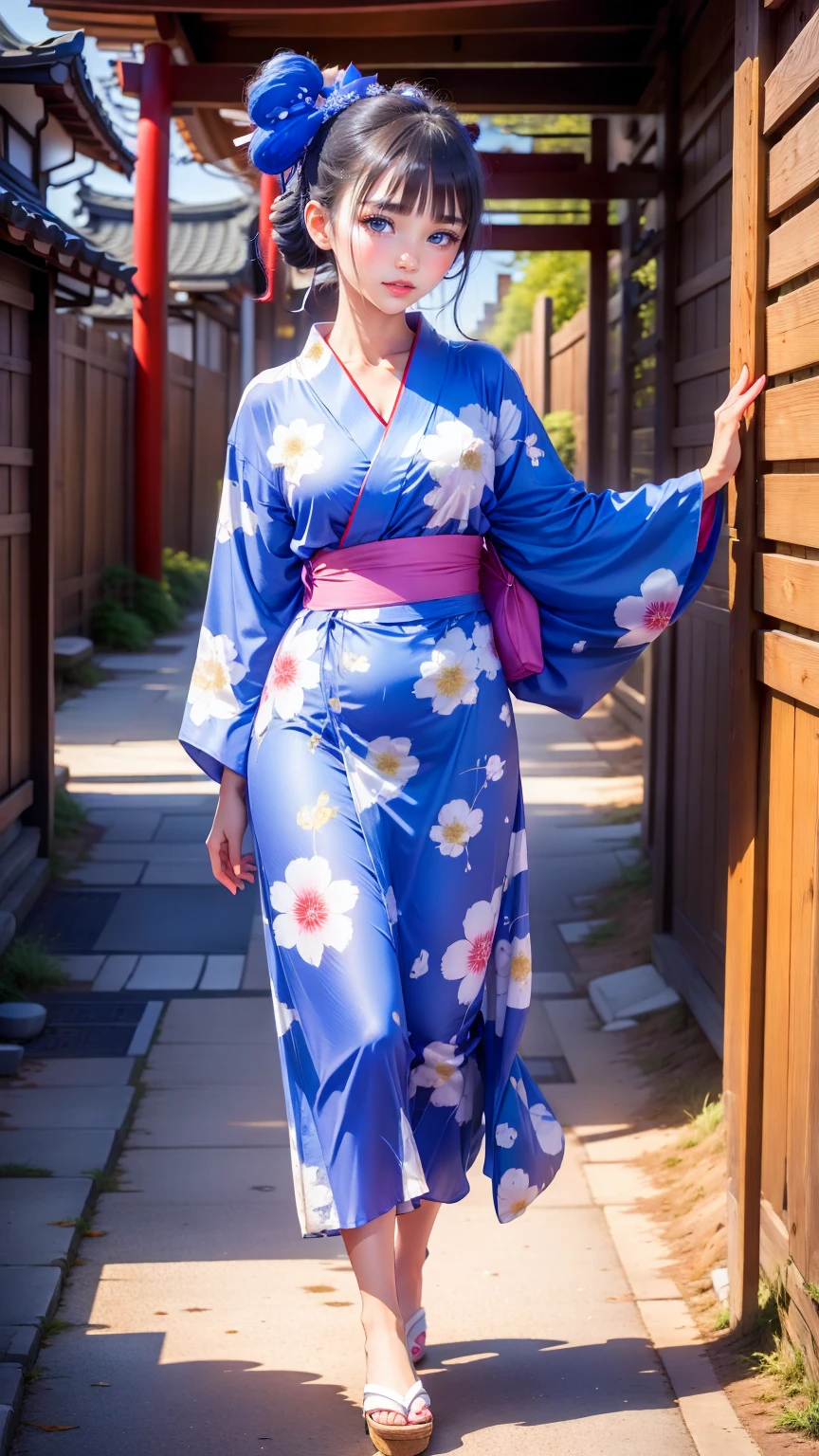 Japanese-style yukata/Japanese style yukata 
