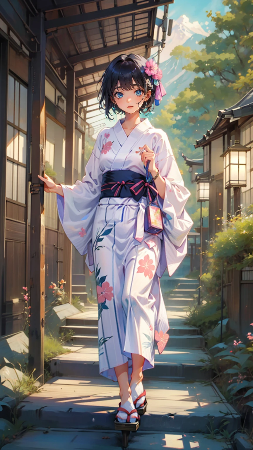 Japanese-style yukata/Japanese style yukata 
