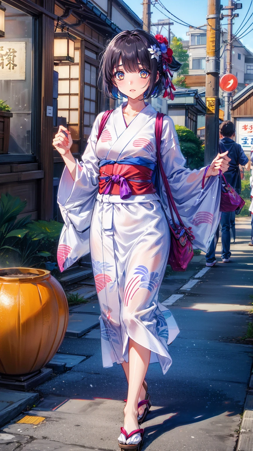 Japanese-style yukata/Japanese style yukata 
