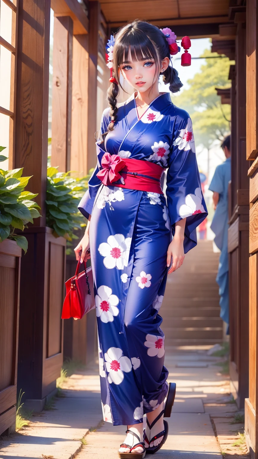 Japanese-style yukata/Japanese style yukata 
