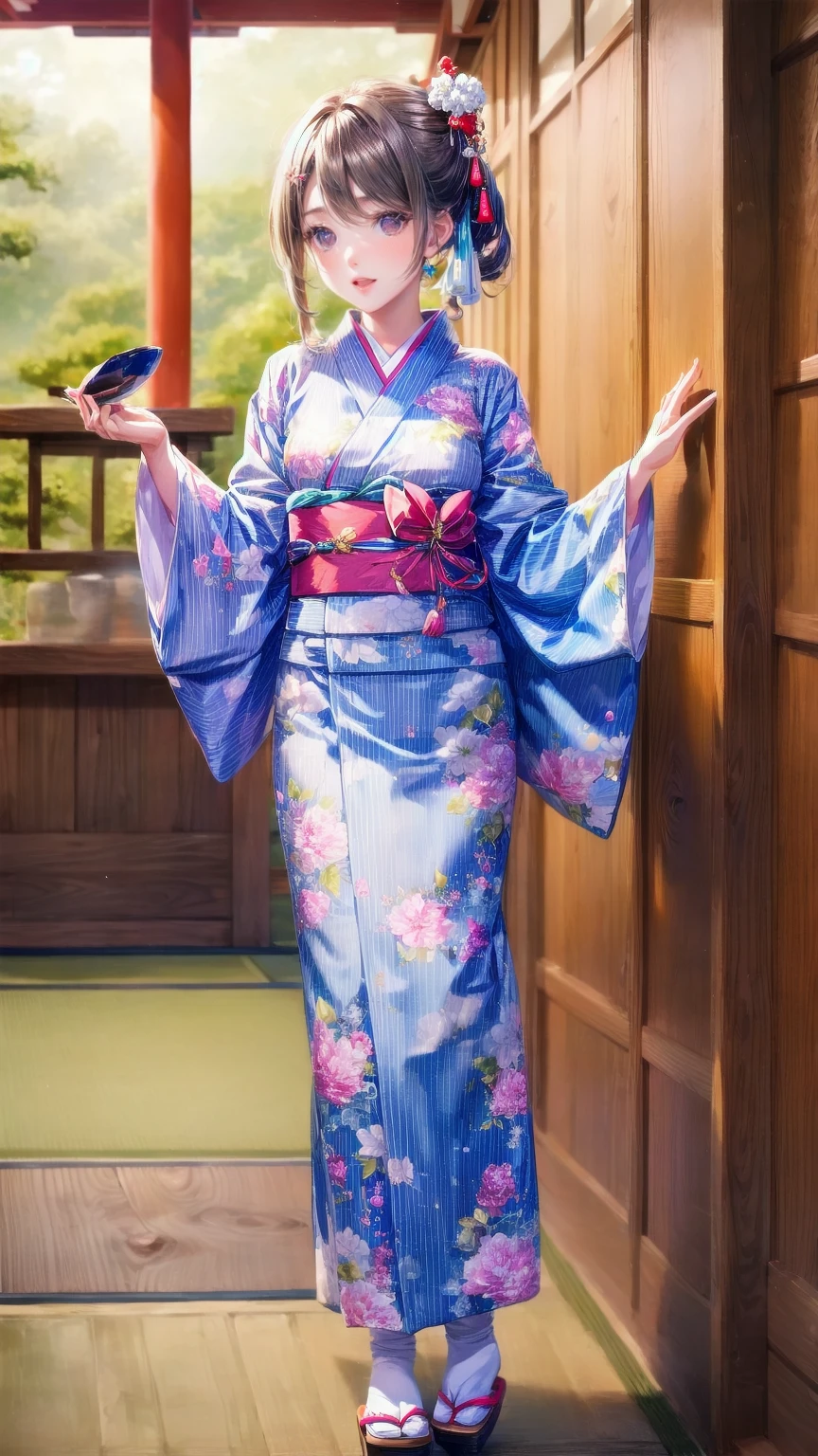 Japanese-style yukata/Japanese style yukata 
