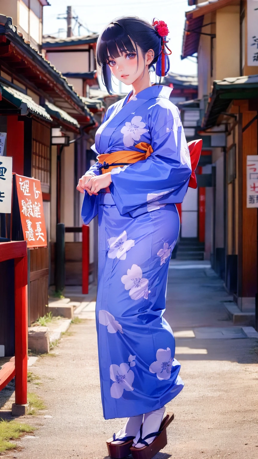 Japanese-style yukata/Japanese style yukata 
