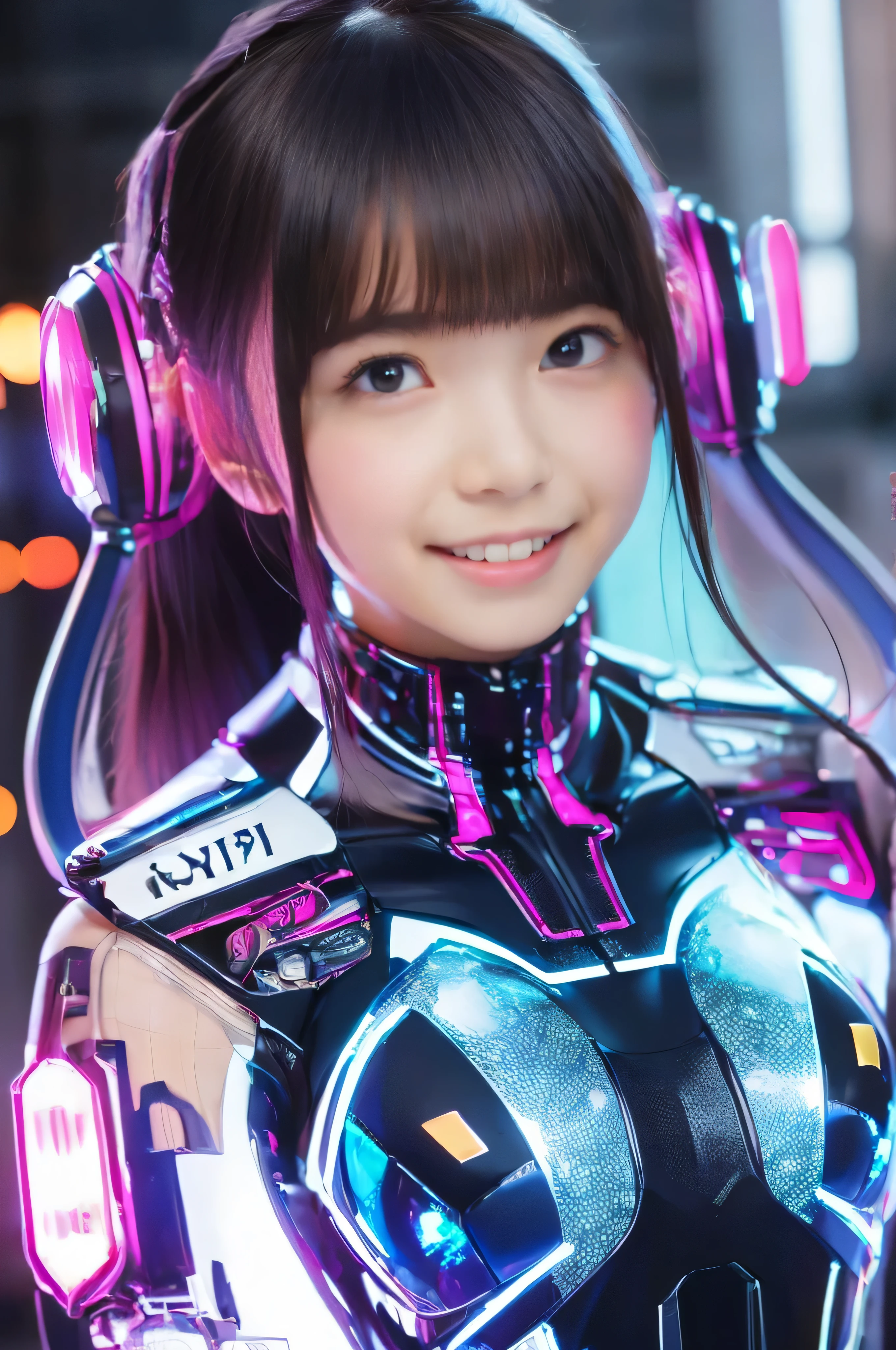 top-quality、masterpiece、超A high resolution、(Photorealsitic:1.4)、Raw photo、女の子1人、Black hair、glowy skin、tears、1 Mechanical Girl、((super realistic details))、portlate、globalillumination、Shadow、octan render、8K、ultrasharp、((Delicate body shape))、((fullnude:1.4))、small tits、((Small bust:1.4))、(((hard big nipples erect:1.4)))、((hard big nipples erect:1.4))、(((nipples pointing up:1.4)))、(pale nipples:1.2)、Exposed skin on the chest、metals、Details of complex ornaments、highly intricate detail、Realistic light、Metal shine、CGSoation Trends、a purple eye、radiant eyes、Facing the camera、neon details、sitting on、(Thin neon tubes intricately entangle:1.4)、(Barcode paint on)、Wires and cables connecting to the head、evangerion、Small LED lamp、(Purple lighting from the back)、