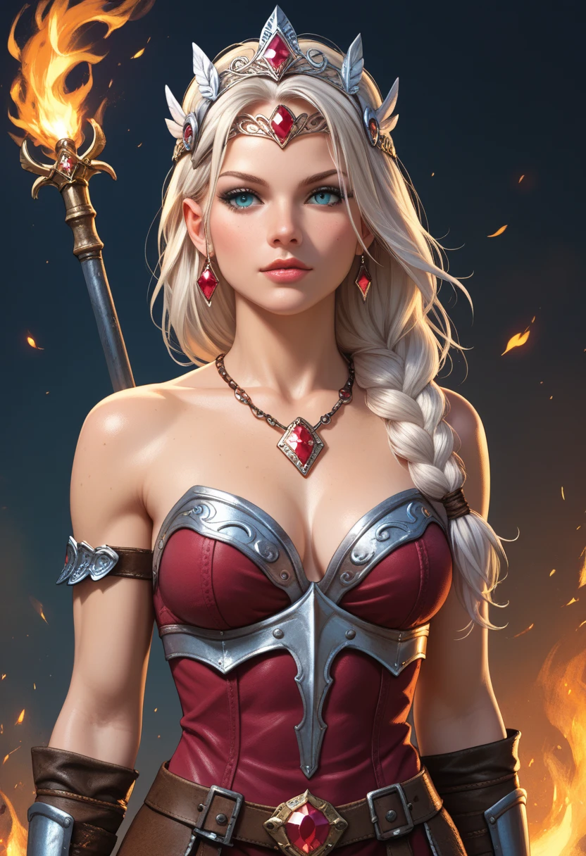 analog style, ((intricate details)), full torso shot, cold lighting, beautiful, (evil princess), (blonde hair), ((ornate skimpy Frostshard Armor)), (intricate jagged tusionite red obsidian crown), dynamic pose, windblown hair, perfect face, (realistic eyes), round iris, (((red eyes))), perfect eyes, intricate, complex, sharp focus, studio photo, intricate details, highly detailed, sharp, perfect lighting, Masterpiece, detailed background, cinematic lighting, 8k