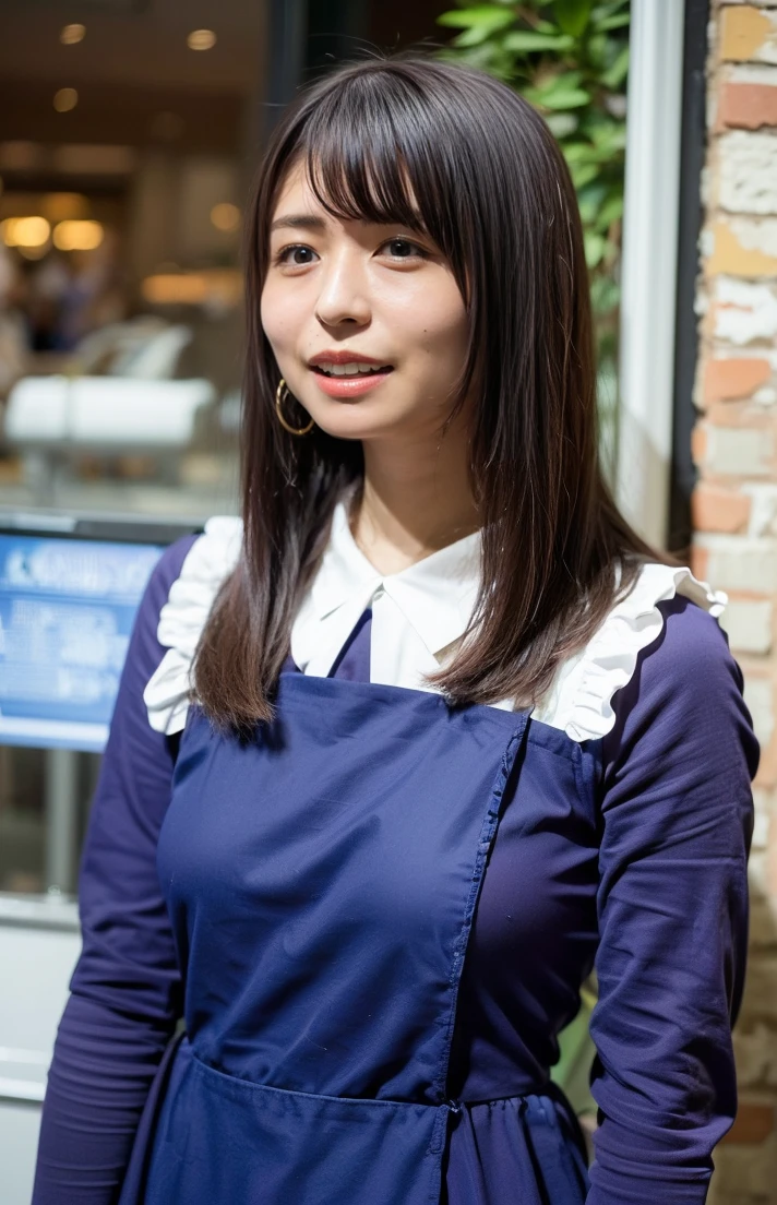 (((leaning forward:1,bent over:1))),Inside a suit shop,(The skin is wet from sweat:1.5),(Wearing a shirt:1.5),looking at the camera,Cleavage,A big smile,Skirt Lift、Lift your skirt with your hands,woman, 20-year-old, Short Hair、bangs、(Plain suit skirt),(White lace panties)、Cute earrings,Natural lighting