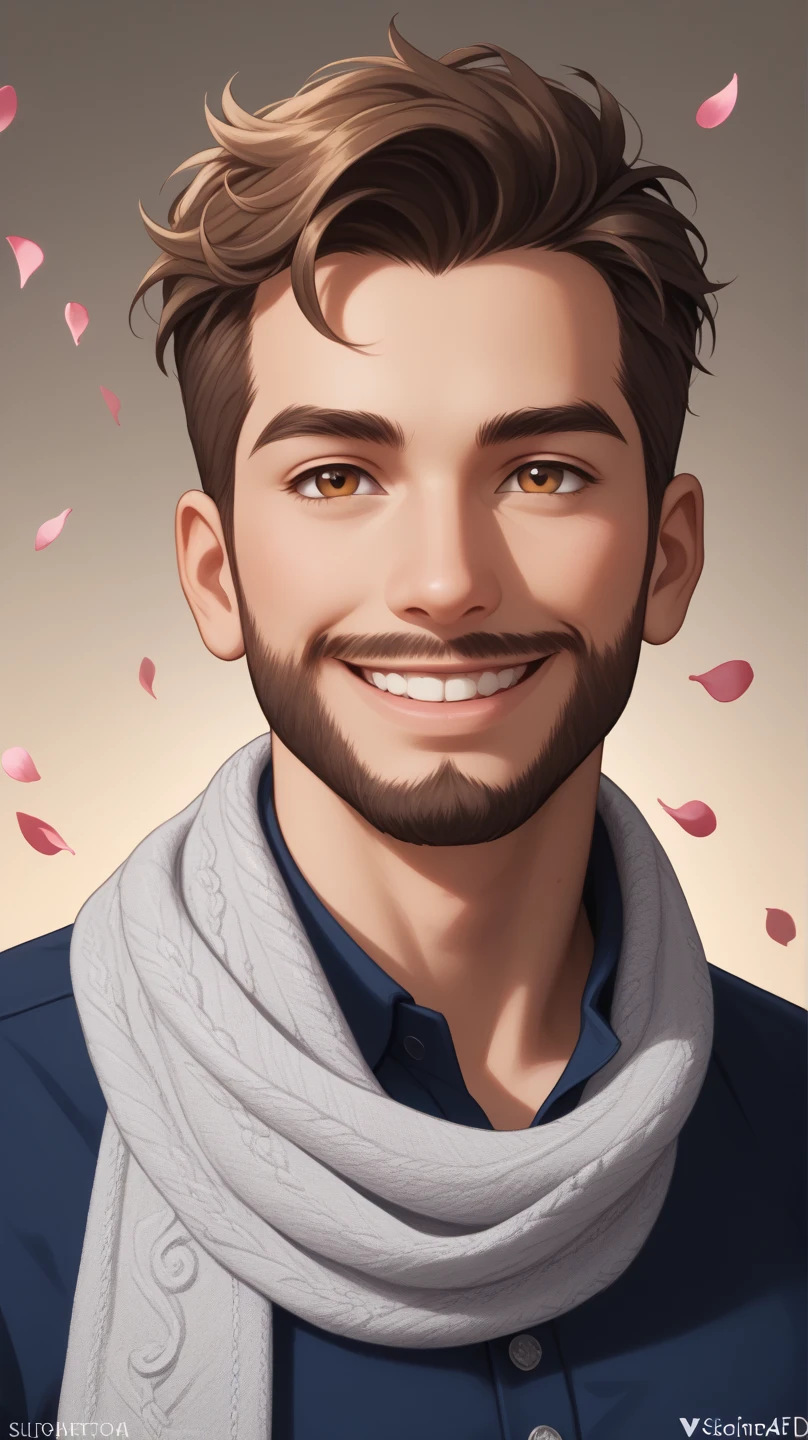 Here’s a SeaArt prompt tailored to create Eliott's visual style for your haircare AI avatar:  

---

**Prompt for SeaArt:**  
Create a hyper-realistic 3D male avatar named Eliott, aged 35–40, with French-European ethnicity. He has warm brown eyes that convey trust and calmness, paired with neatly styled dark brown hair. His skin tone is warm and even, with a subtle, healthy glow to reflect a "glow from within" aesthetic. The facial features are well-defined yet soft, with either a clean-shaven look or a neatly groomed beard to maintain professionalism and elegance.  

Eliott is dressed in a tailored button-down shirt in soft, neutral tones like beige, pale grey, or light blue, with the optional addition of a light grey scarf for a seasonal winter touch. His posture is upright but relaxed, and he wears a calm, welcoming smile, exuding professionalism and friendliness.  

The background is softly lit, with warm ambient tones, featuring subtle glowing effects or floating petals to enhance the serene and elegant atmosphere. The overall setting should align with a luxurious and calming theme, reflecting nourishment and self-care, ideal for a haircare brand.  

Eliott’s expression and aura should convey expertise and warmth, making him approachable and relatable. The visual tone should blend professionalism with softness, perfect for delivering haircare tips and advice.  

--- 

Let me know if you’d like refinements or additional details for this prompt!