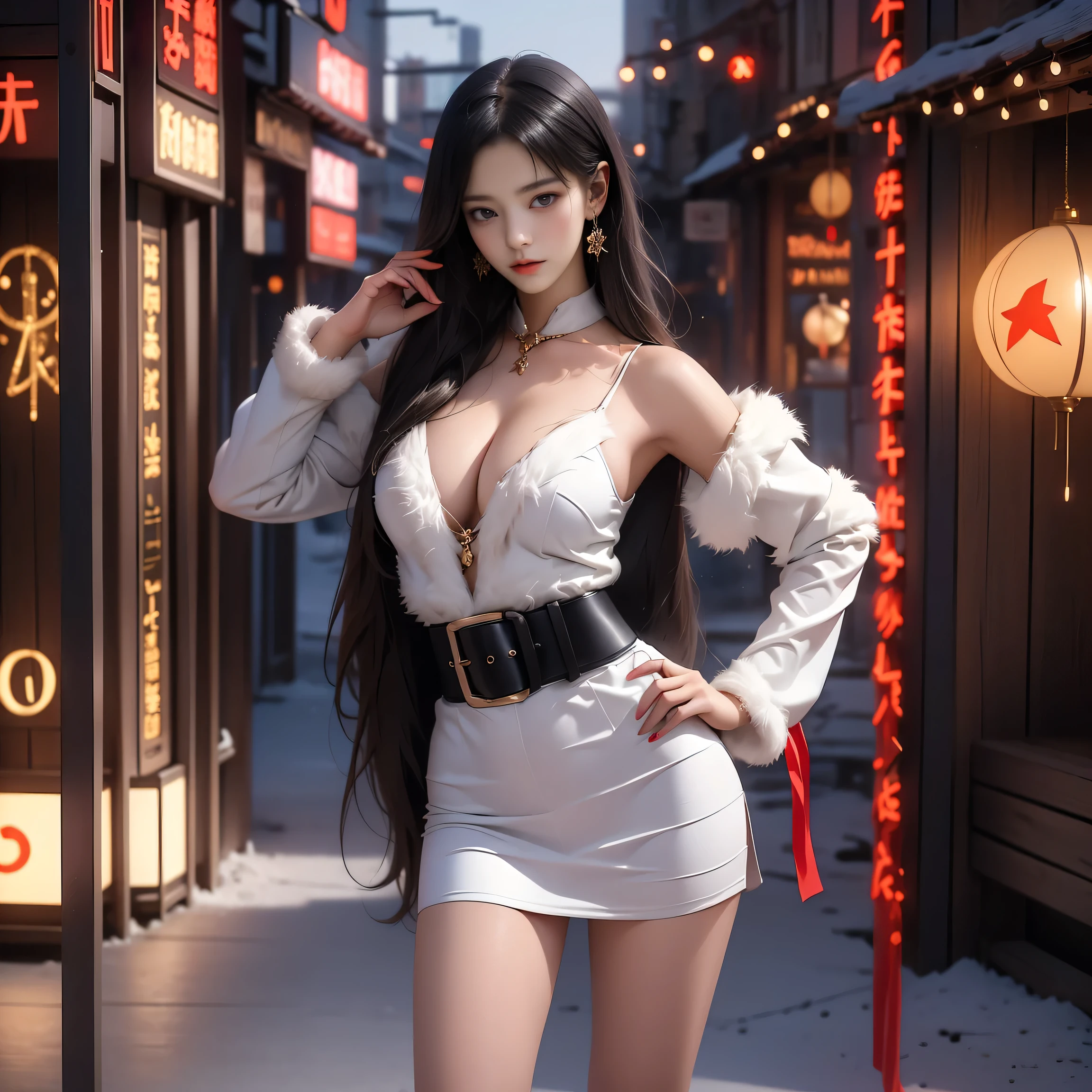 ((Girl standing on a New York street corner))、(( Illuminations)),(  highest quality ))、(  excellent quality、8k、tmasterpiece:1.5))、 My genitals are clear :1.2、  Perfect Body Beauty :1。4) wet skin、smile、Film texture、 Photorealistic 、高image quality、1 person、single、 High Hips 、(Thin face)、Gray Hair、 long hair on the background 、4K、Ultra HD、masterpiece、1 personの女の子、 serious face、 Detailed Eyes on the Board 、 very long hair、( smile girl waving)、Look to the side、 beautiful face、 beautiful eyes、(Large) blue eyes)、(Dull silver hair)、 shiny hair、Pubic Skin 、 Reduces Glare 、Finger ratio adjustment、Escrow、Bat View、(dance)、 dynamic angle、( MASTER PARTS )、(Highest)image quality)、(  Ultra-fine ) (  Ultra-fine )、 (  illustrations )、 ( detail light )、 (  very delicate and beautiful )、 Dramatic Shadows 、  Ray Tracing  、 reflection 、 超  high definition 、 ( MASTER PARTS )、 ( MASTER PARTS )、 ( 高image quality )、 ( MASTER PARTS )、 ( Highest 高image quality)、 ( Ultra HD )、  high definition 、 (  Colorful Hair and Mesh  ))、 Fluttering in the wind髪 。Fluttering in the wind髪、(Large深い blue eyes)、( Sleeveless)、( skirt、Fluttering in the wind)、( searchlight )((Furby、Laser beam))、( full body shot )、( long legs )、( high heels)、、Wakino  、 raises arms、proton 、Wakino  、Show the side、 Sleeveless、upper armを見せる、upper arm、 raises arms,(( highest quality 、 high definition 、 high definition 、 high definition CG unified 8K wallpaper))、 very hot and sexy 、 Incredible Beauty 、 Perfect Proportions 、 beautiful body 、  slim body beauty :1.3)、( dynamic pose、 Dynamic Composition )、 Christmas、 Santa Claus、 Woman in Santa Claus costume 、 Long Sleeve 、thick black belt 、gold buckle 、 Santa Claus hat 、 smiles shyly、( beautiful hands、Correct finger、Four fingers、One thumb)、