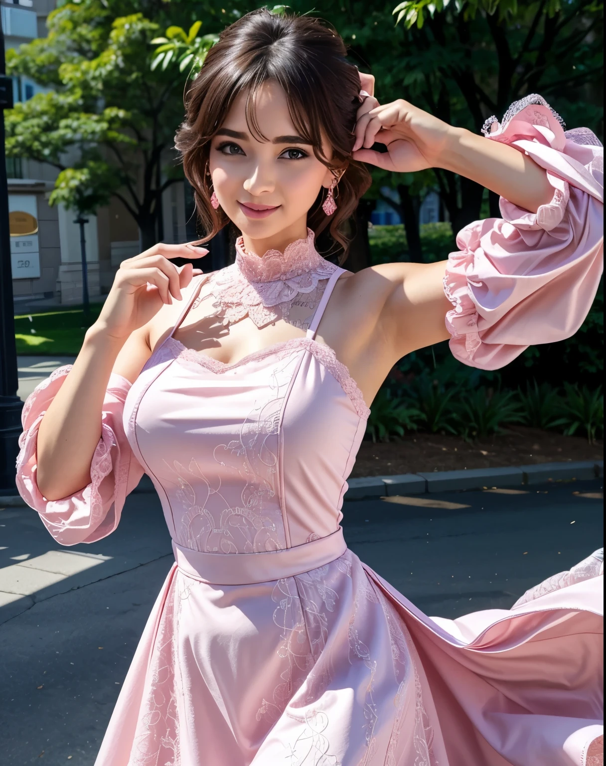 (Best quality, 8k, 32k, Masterpiece, UHD:1.2), Photo of Pretty Japanese woman, 1girl, (RAW photo), (realistic), (photorealistic:1.3), (high res), ultra detailed, Primaballerina_tutu, aqua blue tutu, incredibly beautifull face and eyes, (loli:1.3), round small face, (gigantic breasts, cleavage, thin waist, slim proportions), rooftop at night tokyo, (sweaty), (from below), (crotch:1.2), platter tutu ballet, pancake tutu ballet,
