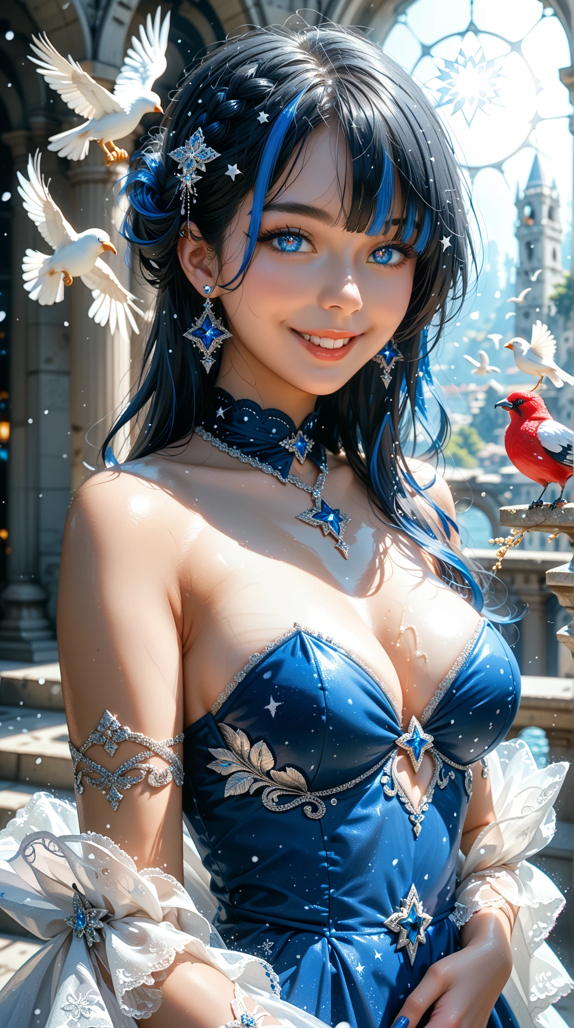 (pokemon style:1.2), (beautiful woman:1.1), detailed face, normal build, she's wearing see-through clothes, pendant, earrings,