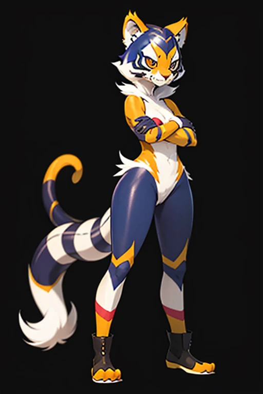 hero ,mysthic, standing solo, animal like, weird, female, anthro, full body, furry