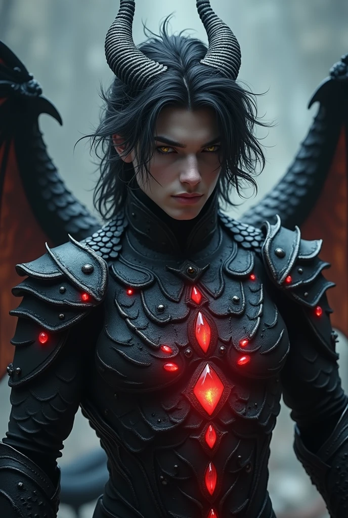 Cyborg vampire, intricate robotic details, glowing red eyes, menacing look, open mouth, sharp fangs, slicked back short black hair, dark castle interior background, cinematic lighting,upper body, 
style of Jeremy Mann,
oil painting \(medium\),  (deconstructivism style:1.1),(masterpiece,best quality:1.5),