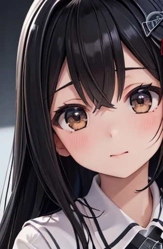 (((masterpiece))),((( high definition )))、(((8k)))、((( perfect face)))、(((Haguro KanColle)))、20 years old、((( beautiful face))), (( bikini)),   plump, fine eyes ,  detailed texture ,  camera , big , (( high definition 顔))、 black hair long hair,big胸、
