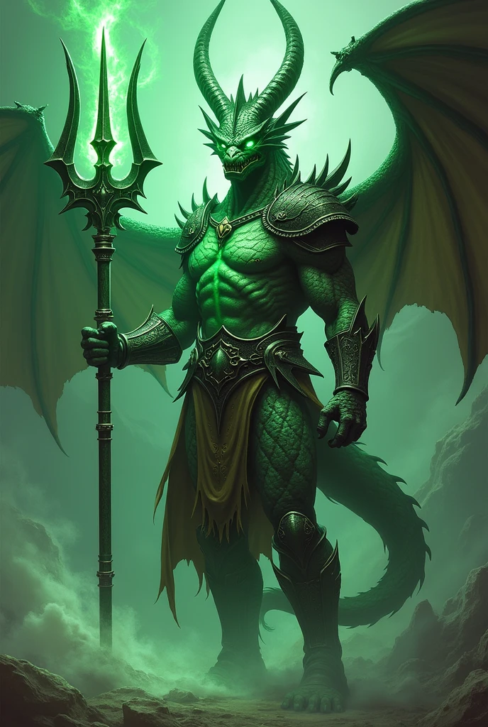 Bust hand into claw shape a powerful dragon warrior hunter surreal digital concept art visual, humanoid body,Green-cyan scaly skin sparkles in fiery light, The muscular limbs end with vicious claws ready to attack, Elongated spiked dragon head,Glowing, blood-red eyes convey lethal intensity, Two branched antlers on top of the head, Pose on the edge of a desolate cliff, Each individual scale has texture and detail, Create intimidating RPG character designs with threatening emoticons.