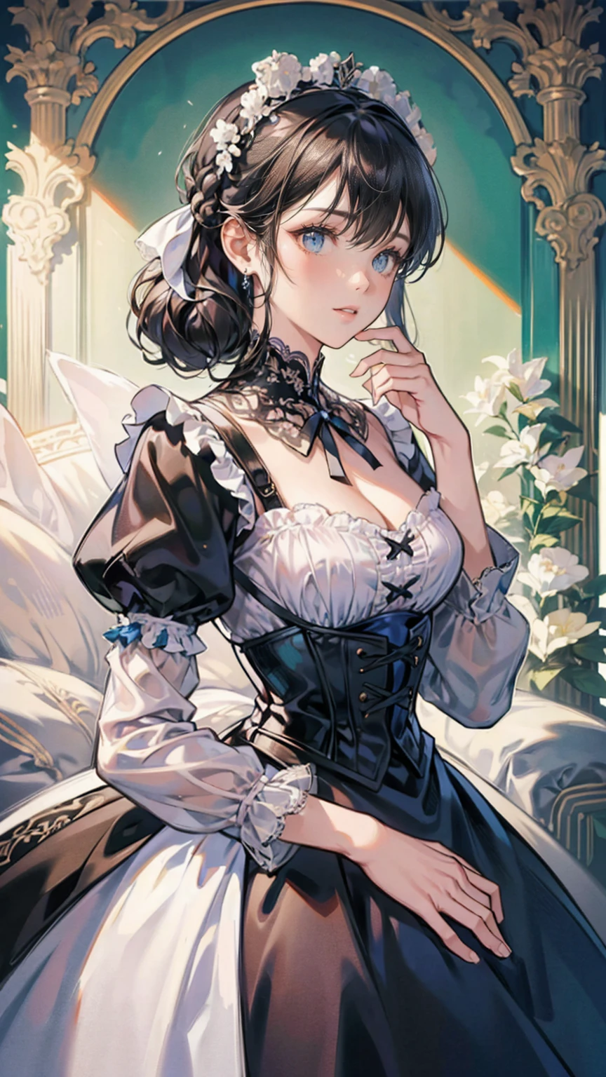 Victorian Girl、cute 1. **fashion**: ビクトリア朝のfashionはドレッシーでエレガントなデザインがfeaturesです。Ruffles and lace、 corset、 consider incorporating elements like long dresses .。 2. **Hairstyle on**:  Victorian era women &#39;Their hairstyles 、 were often intricate and elaborate ..。 upstyled and curls 、 I also recommend decorating the hair with ribbons and flowers ...。 3. **features**:  features with soft functions、 beautiful women、cute、Beautiful 5. **accessories**: Accessories t has  played an important role in the Victorian era。 has 、 necklace、 gloves、umbrella,  wait a minute .、 by carefully drawing accessory details ,、 can add personality to the character 。 Nice dress、 floral、Gorgeous outfit、There&#39;that&#39; pink、 pastel color 、、 slim figure、 perfect balance、 perfect beauty、 two-dimensional beautiful girl 