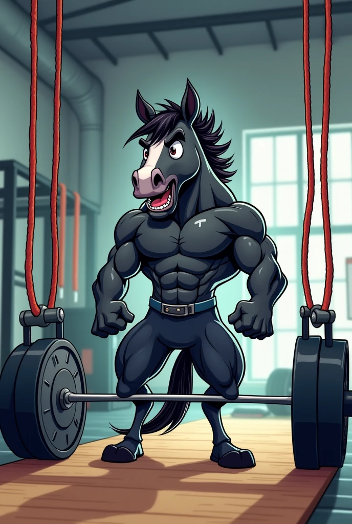 ((solo)), anthro drafthorse, (grey fur, black mane, darker nose and hands:1.3), ((equine face, blue eyes)), male, late twenties, athletic, abs, (veiny, ripped muscles, flat belly:1.3), (correct anatomy, heavy build, massive body, wide hips, wide torso), (realistic fur, detailed fur texture:1.3), detailed background boxing hall, photorealistic, (shorts, boxing gloves:1.3), (bulge with outline:1.2), bare torso, (detailed clothing), hyperrealistic, ultradetailed, by kenket, natural lighting, (sweat, wet, exhausted:1.4), kneeling down, bend down position, epic, steaming breath clouds