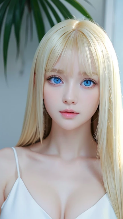  one very white girl 、 very cute appearance 、 high definition 、 very bright white shiny skin 、 very beautiful long bright blonde 、bangs、Very bright blonde、Eye Spacing Bangs 、 super long straight silky hair 、Very long blonde hair、 hair covering one eye 、 shiny hair、 straight hair、Eye hair 、Super long hair、Too much hair、 Big Breasts 、 dazzlingly bright light blue eyes、 bright white bright eyes 、bright eye reflection 、 bright eyes to wake you up 、 Big Shining Eyes、Shining Eyes、 person in the hot water room 々、 dazzlingly white bright iris 、Very large eyes、 innocent first cute little face 、Round face、