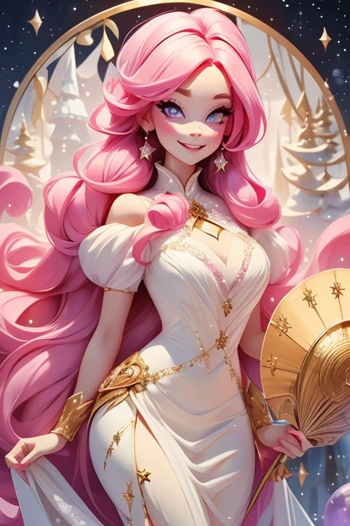 tmasterpiece,Sharp focus,the original god,(Beautiful gorgeous lovely Korean women:1.3),(Beautiful cute girl:1.3),one-girl,Delicate and beautiful hair and eyes and face,realisticlying,ultra - detailed,a beauty girl,blue-sky,the cherry trees,Glowing white particles,(side-lighting:1.2),rays of sunshine,baiyun,Detailed clouds,Slender,Cute big breasts and big buttocks,Toothy laughter,((Laugh and open your eyes)),scenecy,Long straight hair, sexy facial expression, buliding, Dynamic hair, Long straight hair, Delicate platinum-pink hair,Complete body ,Glowing purple eyes,,Long white socks, paleskin, hair adornments, epic landscapes,
