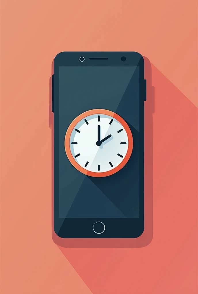 a screenshot of a phone with a picture of a clock on it, vector art by Alonso Vázquez, behance, verdadism, vectorial, simple and clean illustration, 🪔 🎨;🌞🌄, 🎨🖌, illustratioin, google images, images, memes, ad image, you can see in the picture