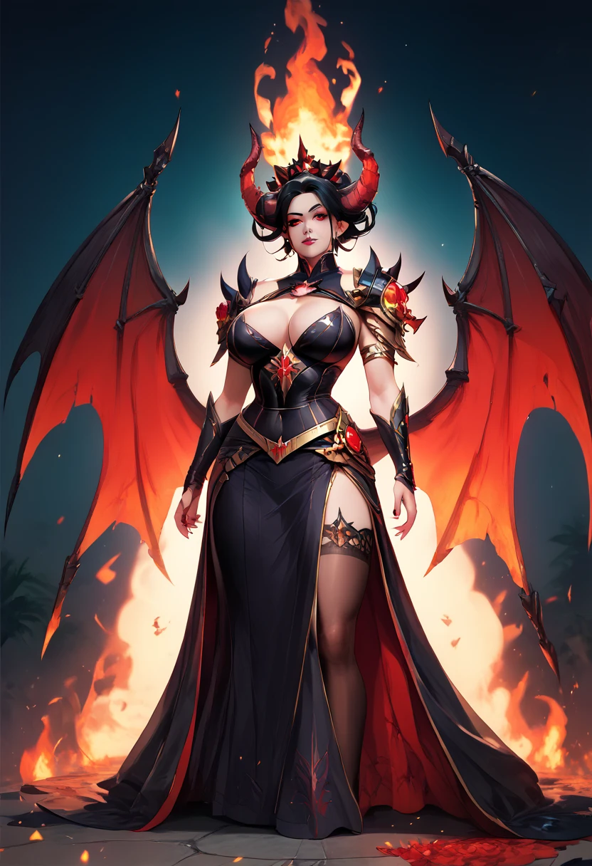 anime, a woman with a sword and a demon on her back, alexstrasza, lava and fire goddess, style ivan talavera and artgerm, artgerm detailed, leblanc, style artgerm, aly fell and artgerm, official splash art, extremely detailed artgerm, artgerm and atey ghailan